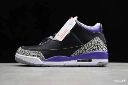 Hyperoad 3 BLACK PURPLE JORDAN RETRO - COURT 1112